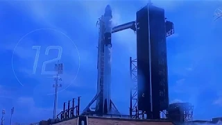NASA and SpaceX Crew Dragon launch 2020 First 5 Minutes