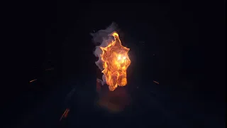 #15  3d LION FIRE    Logo  Animation