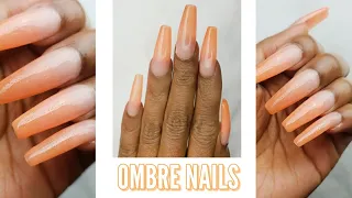 Easy Spring Ombre Nails At Home Using Madam Glam Gel Polish