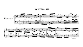 Bach: Keyboard Partita No. 3 in A minor, BWV 827