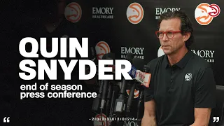 Coach Quin Snyder 2024 End-of-Season Press Conference