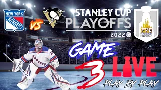 🔴LIVE: New York RANGERS vs Penguins NHL Playoffs Round 1 Game 3