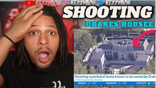 SHOOTING AT DRAKES HOUSE // SECURITY GUARD HIT