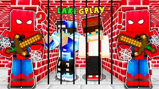 GPLAY I LAKI W WIĘZIENIU SPIDER-MANA W MINECRAFT?! CZY UCIEKNĄ Z CZERWONEGO WIĘZIENIA?