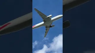 American Airlines Boeing 777-200ER (AA731) Takeoff from London Heathrow 09R #shorts
