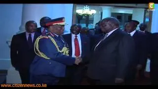 Kibaki Leaves State House