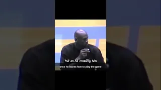 Michael Jordan speaks on Allen Iverson’s crossover on him (1998)