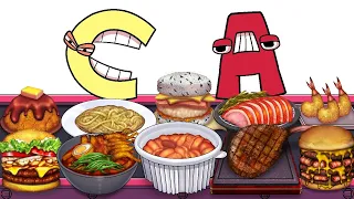 Alphabet Lore C vs A Mukbang Animation