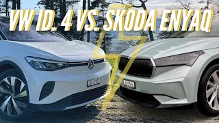 VW ID. 4 VS SKODA ENYAQ: LAQUELLE CHOISIR? Comparaison complète