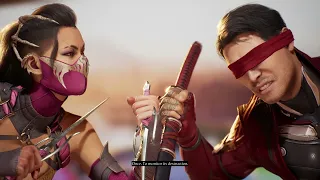 Mileena apologizes to Kenshi for blinding him (All Intro Dialogues Mileena vs Kenshi) - MK1