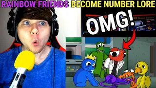 RAINBOW FRIENDS, Become NUMBER LORE?! (Cartoon Animation) @GameToonsOfficial REACTION!