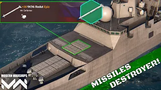 The Real Missile Devourer! Double 9K96 Redut Air Defense Full Test | Modern Warships