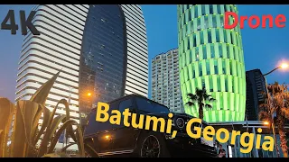 [4K] Batumi Beach, Georgia - Drone | Батуми с дрона, Грузинский Майами