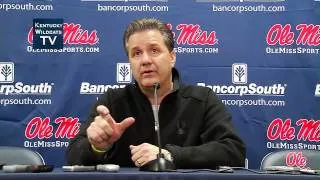 Kentucky Wildcats TV: Coach Calipari - Ole Miss Postgame