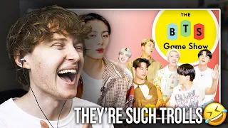 THEY'RE SUCH TROLLS! (How Well Does BTS Know Each Other? | BTS Game Show | Vanity Fair Reaction)