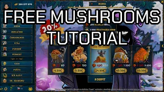 FREE MUSHROOMS TUTORIAL! Shakes & Fidget | 1080p | SK/CZ |