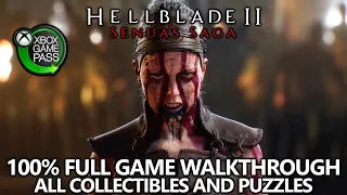 Hellblade 2 - 100% Full Game Walkthrough - All Collectibles, Achievements & Puzzles (Xbox Game Pass)