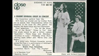 Carpenters At Pops - August 4, 1974 from reel-to-reel, audio only