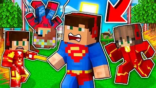 STWORZYŁEM NAJLEPSZĄ EKIPĘ SUPERBOHATERÓW W MINECRAFT?! GPLAY & LUMI