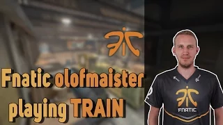 Fnatic Olofmeister playing CS:GO Faceit on train (twitch stream)