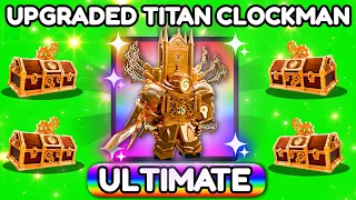 ULTIMATE TITAN CLOCKMAN ONLY in Toilet Tower Defense