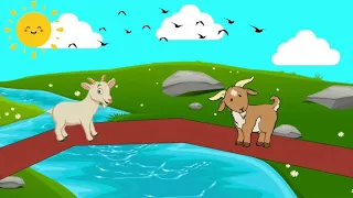 Moral Stories in English For Children | Two Goats Story | Storytelling in English For Kids#trending