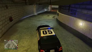 Damaged Police Car Siren GTA V