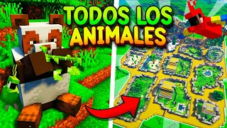 Construí un ZOOLÓGICO para cada ANIMAL en MINECRAFT 🦜🐸