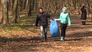 Телеканал ВІТА новини 2015-04-09 Донецькі студенти - за чистоту Вінниці