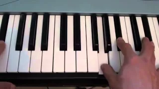 How to play Sense - Tom Odell - on piano