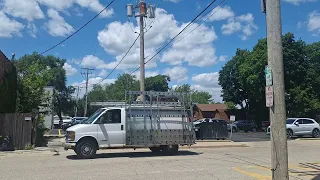 Groot rear loader emptying trash