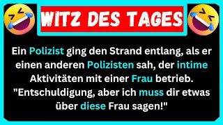 🤣 LUSTIGSTER WITZ DES TAGES! Ein Polizist erwischt einen anderen Polizisten mit einer Frau...