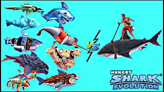 Hungry Shark Evolution - King Of Summer VS Special Power Sharks 🦈
