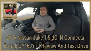 2016 Nissan Juke 1 5 dCi N Connecta Euro 6 DY16JYT | Review And Test Drive