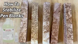 How To Stabilize Pen Blanks (Or Any Wood)