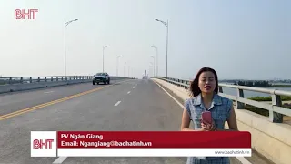 Toàn cảnh cầu Cửa Hội bắc qua sông Lam nối Nghệ An và Hà Tĩnh | DƯƠNG GIA GROUP