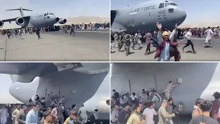Afghanistan | Hundreds swarm Kabul runway as US plane evacuates people following Taliban takeover