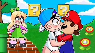 PECHOCHIN Y SUPER MARIO BROS SE BESAN POR ACCIDENTE 😱😳 EN MINECRAFT