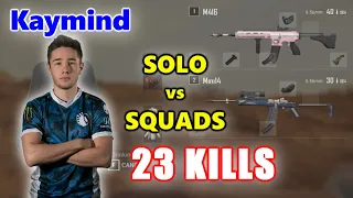 Team Liquid Kaymind - 23 KILLS - M416+Mini14 - SOLO vs SQUADS - PUBG