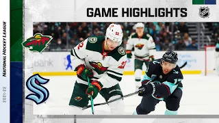 Wild @ Kraken 11/13/21 | NHL Highlights