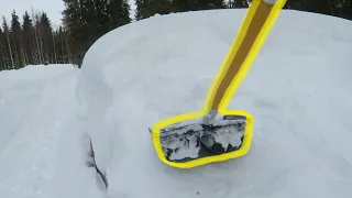 Extreme Cold Start - Benz Under 2 Feet Snow