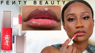 *NEW* Fenty Gloss Bomb Heat 🔥| Best New Lipgloss 2021!?| New Fenty Makeup