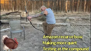 Amazon recurve bow with a couple upgrades| Deerseeker | bicaster | Recurve bow