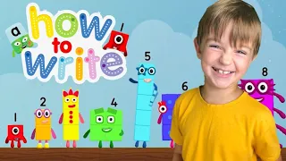 Numberlocks and Alphablocks | How to write