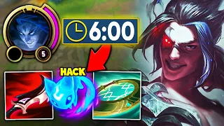 Kayn but I get my form at 6 minutes in the game... (NEW ORB STACKING HACK)