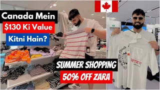 Spending $130 on Summer Shopping in Canada | Value of $130 in Canada | 50% off ZARA