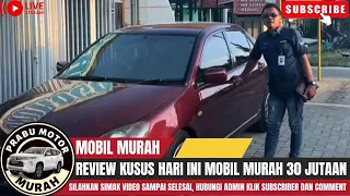 🔴REVIEW MOBIL MURAH HARGA 30 JUTAAN SIAP JALAN⁉️REVIEW MOBIL PRABU MOTOR KLIK SUBSCRIBER & COMMET‼️