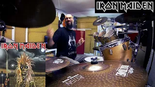 Iron Maiden - Iron Maiden CLIVE BURR Drum Cover by EDO SALA