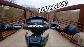 The KLX300 is Back!  Woods Riding