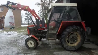 ZIMOWY WYSIEM NAWOZU !MTZ 80+AMAZONE,ZETOR 7211+TUR